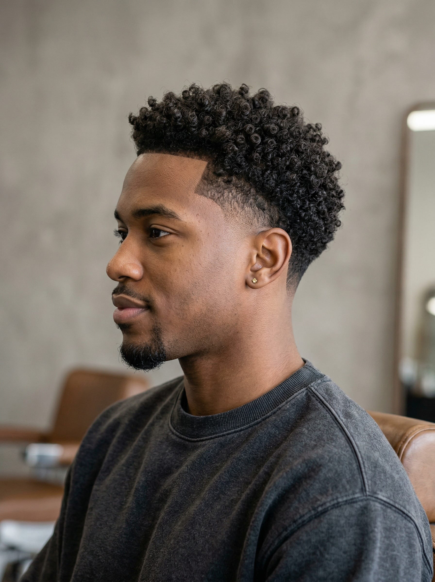 Curly Natural / Shape & Taper haircut — Work with your natural curl pattern, not against it