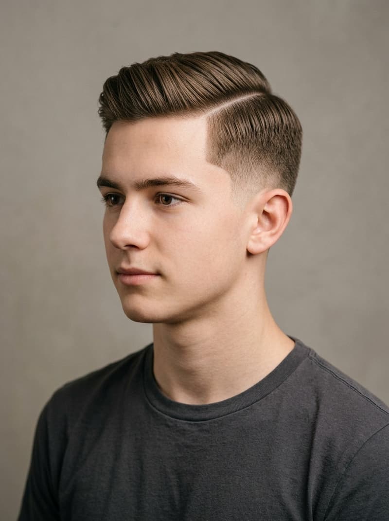 Side Part haircut — Sharp and polished