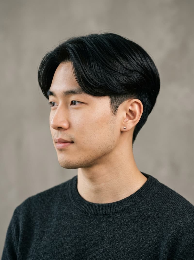 Two Block haircut — A Korean staple